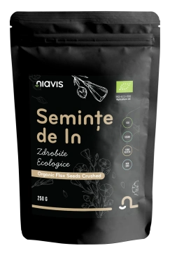 Seminte de In Zdrobite Ecologice/Bio 250g - Img 2