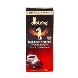 Diblong Energy Coffee - supliment alimentar pentru bărbați, formula de cafea instant , 10g - Img 3