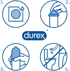 Prezervative cu striatii Durex Pleasuremax, 56 mm - Img 3