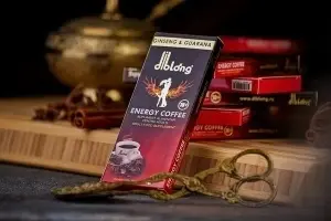 Diblong Energy Coffee - supliment alimentar pentru bărbați, formula de cafea instant , 10g