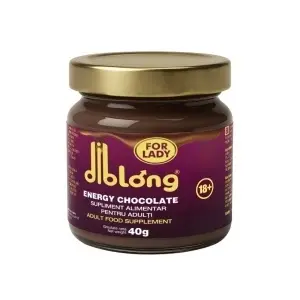 Ciocolată tartinabilă Diblong Energy Chocolate pentru femei, 40g