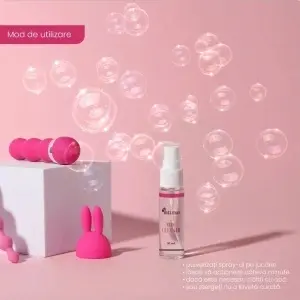 Spray Toy Cleaner, pentru curățarea și igienizarea jucăriilor , efect rapid, fără alcool, 30 ml