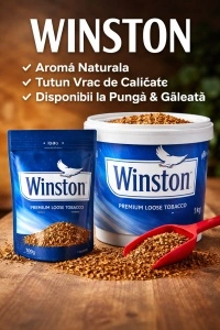 Ofertă tutun Winston vrac – găleată + pungă promo | Preț avantajos