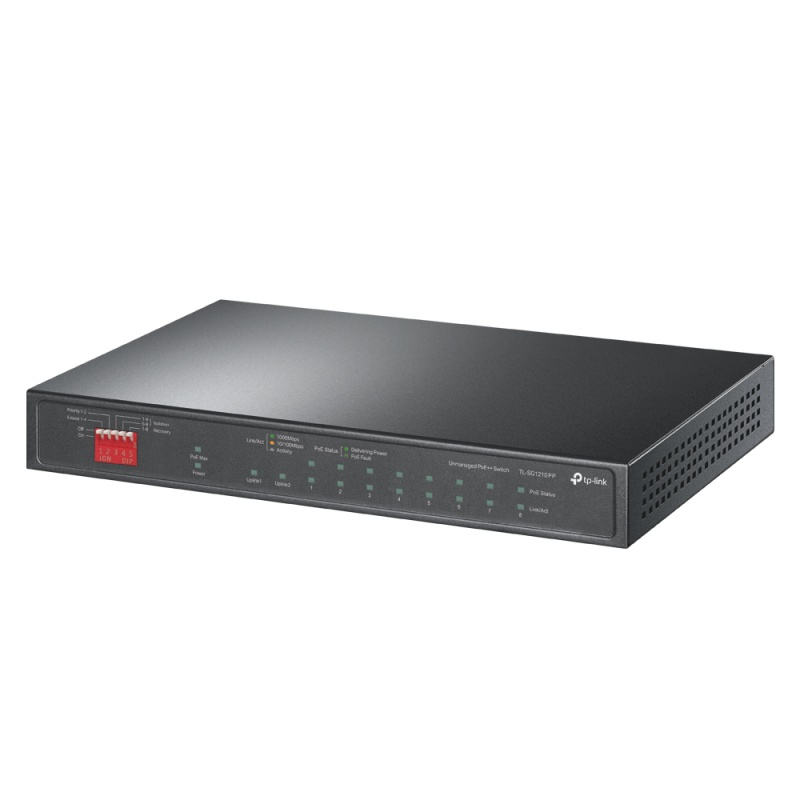 Switch Desktop 10-Port Gigabit with 6-Port PoE+ and 2-Port PoE++ PORT ...