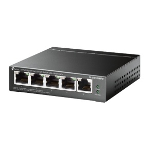 "5-Port Gigabit Easy Smart Switch with 4-Port PoE+ PORT: 4× Gigabit PoE+ Ports, 1× Gigabit Non-PoE Ports SPEC: 802.3af/at, 120 W PoE Power, Desktop Steel Case FEATURE: PoE Auto Recovery, MTU/Port/Tag-based VLAN, QoS, IGMP Snooping, Web/Utility