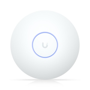 Acces point Ubiquiti U7-LR Wifi 7, 1 x RJ-45 port, 7300 Mbit/s, tensiune DC 42.5 - 57 V, alb