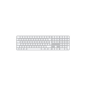 Apple Magic Keyboard (2024) w Touch ID and Numeric Keypad - International English - White Keys