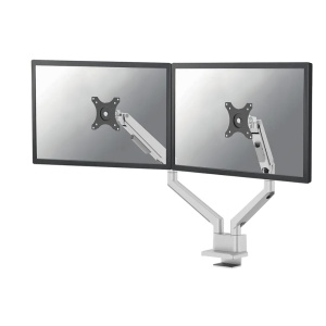 Brat dublu monitor Neomounts DS70-250SL2; pentru display-uri cu diagonale 17"-32", sistem de prindere VESA 75x75~100x100, greutate maxima suportata 9 - per ecrankg, full motion, tilt +45°, swivel 90°, rotate 180°; gas spring; culoare argintiu. Garantie 5 - Img 3