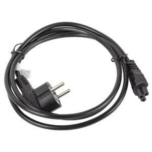 Cablu alimentare CEE 7/7 („Mickey”) IEC 320 C5 1,8 m VDE negru