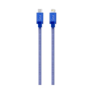 Cablu Date si Incarcare USB Type-C la Lightning Metallic, 1 m, G-METALLICC94B, Alb