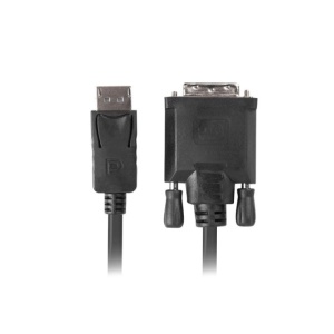 Cablu DisplayPort(M) v1.2 DVI-D(M)(24+1) 1,8 m negru Dual Link