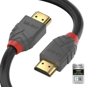 Cablu Lindy 2m High Speed HDMI, latime de banda 48Gbps, 10240x4320@ 120Hz, Anthra Line - Img 8