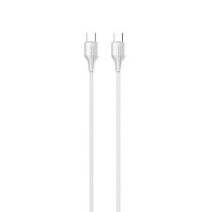 Cablu Serioux TYPE-C - TYPE-C 1M60W.Lungime: 100 cm, Ieșire: 65W, tip cablu: USB-C la USB-C, culoare: Alb, funcție: încărcare și sincronizare