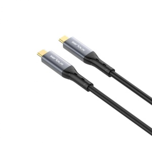 Cablu Serioux USB-C la USB-C, viteza transfer 40Gbs, lungime cablu 100cm, iesire video 8K@60HZ sau Dual 4k@60hz, negru - Img 7