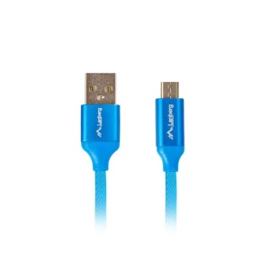 Cablu USB Micro(M) USB-A(M) 2.0 1,8 m albastru Premium QC 3.0