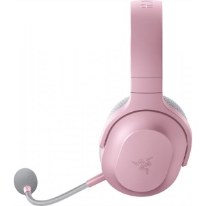 Casti cu microfon Razer Barracuda X - Quartz (2022) wireless, Wireless Multi-platform Gaming and Mobile Headset, USB-C, 20 Hz – 20 kHz, 32ohm, 96db, driver 40mm, roz - Img 2