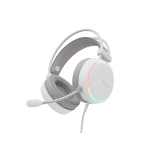 Casti gaming cu fir Genesis Neon 613 G2, sunet stereo, microfon, impendanta 32 Ohm, frecventa raspuns 20 - 20.000 Hz, lungime cablu 220 cm, iluminare RGB, frecventa raspuns microfon 10 Hz - 10 KHz, sensibilitate -42dB, conectivitate 1x Jack 3.5 mm TRRS, - Img 2