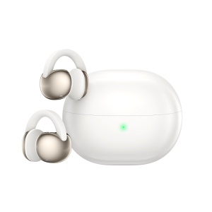 Casti Open-Ear TCL Crystal Clip, True Wireless, Bluetooth, IPX4, Autonomie 36 ore, White Gold