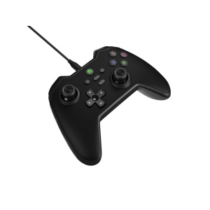 Controller cu fir Genesis Mangan 300, interfata USB, 19 butoane, negru