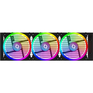 Cooler Procesor AQIRYS AQUARIUS 360 AIO, Lichid, 3 ventilatoare, aRGB - Img 3