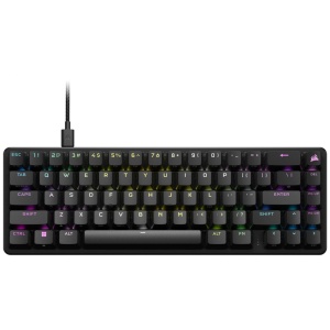CORSAIR K65 PRO MINI RGB 65% mecanica, negru Full Key (NKRO) with 100% Anti-Ghosting Supported in iCUE Profiles up to 50 Wired Connectivity USB 3.0 or 3.1 Type-A