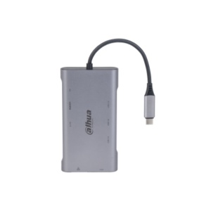dAHUA 9 IN 1 USB 3.1 Type-C to USB 3.0 + HDMI + RJ45 + VGA + SD/TF +PD Docking Station, intrare: USB 3.1 Type-C, Iesire: 3 * USB 3.0, 1 * HDMI, 1 * VGA, 1 * RJ45, 1 * SD, 1 * TF, 1 * PD, 1 × VGA supporta 1920 × 1080@ 30 Hz, 1 × RJ-45, suporta 10/100/1000