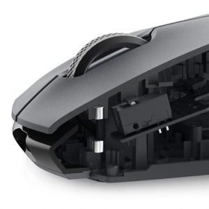 Dell Alienware Tri-Mode Wireless Gaming Mouse AW720M, Connection type: Tri-mode Wireless (2.4GHz, Bluetooth 5.1 and wired), Movement Resolution: 26000 dpi, , Magnetic Snap Charging Function, Adjustable Dots Per Inch (DPI), Wireless mode (2.4GHz), Buttons - Img 9