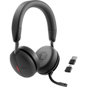 DELL PRO WIRELESS ANC HEADSET WL5024, Tech Specs: Audio (output/speaker): Speaker Size 40mm, Frequency Response 20Hz - 20kHz, Frequency Response (talk mode) 100Hz - 8kHz, Speaker Driver Sensitivity 120dB @ 1mW/1kHz, Noise cancellation Hybrid ANC, User - Img 5