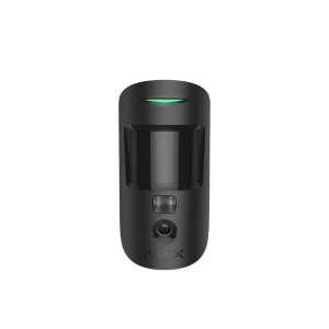 Detector PIR wireless cu camera, Ajax MotionCam, negru