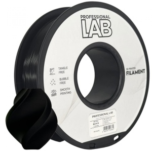 Filament 3D Proffesional Lab, Diamentru 1.75mm, Greutate: 1KG, Culoare: Negru, Material: PLA, Temperatura: 180-240c.