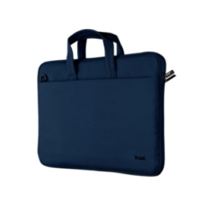 Geanta laptop Trust Bologna Slim, albastra, 2 ani garantie