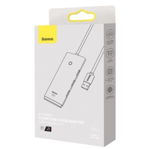 Hub extern Baseus Lite 1m, negru - Img 3