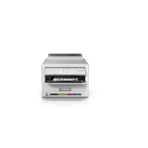 Imprimanta inkjet color Epson WorkForce Pro WF-C5390DW , dimensiune A4 (Printare),duplex, viteza 34ppm alb-negru si color, rezolutie 4.800 x 1.200 dpi, alimentare hartie 330 coli, , volum lunar printare: 75.000 pagini, Display LCD 6.1cm Interfață: WiFi, - Img 1