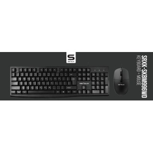 Kit Serioux cu fir, Tastatura: interfata USB, 104 taste, material ABS, US layout, lungime cablu 1.5m PVC, dimensiuni 440*159*25mm, negru, Mouse: interfata USB, 6 butoane, polling rate 125 Hz, rezolutie DPI 800-1200-1600DPI, lungime cablu 1.5m PVC, - Img 3