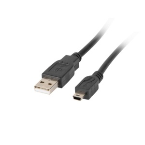 Lanberg CA-USBK-10CC-0003-BK. Cable length: 0.3 m. Connector 1: Mini-USB A, Connector 2: USB A, USB version: USB 2.0, Maximum data transfer rate: 0.48 Gbit/s, Product colour: Black
