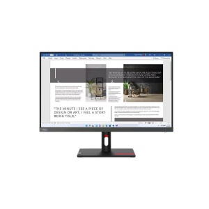 Lenovo ThinkVision S27i-30 27" IPS, FHD (1920x1080), 16:9, Brightness: 300 cd/m², Contrast ratio: 1300:1, Response time: 4ms (Extreme mode) / 6ms (Typical mode), Dot / Pixel Per Inch: 82 dpi, Color Gamut: 99% sRGB FHD, HMDI, VGA, 3Y