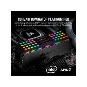 Memorie RAM CORSAIR DIMM DOMINATOR PLATINUM 32GB(2x16)6000MHz DDR5 CL30,1.40V XMP 3.0 BLACK - Img 2