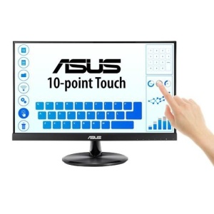 Monitor Asus 21.5" VT229H, Touch: 10pts, Diagonal (inch): 21.5, Diagonal (cm): 54.5, Aspect ratio: 16:9, Panel: IPS, Resolution: 1920x1080, Refresh Rate: 60Hz, Response time GtG: 5ms, Brightness (max): 250 cd/㎡, Contrast (static) : 1000:1, Contrast - Img 2