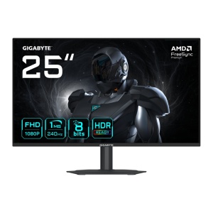 Monitor SS IPS LED GIGABYTE 24.5" G25F2A, Full HD 1920 x 1080, HDMI, DisplayPort, Boxe, Pivot Negru
