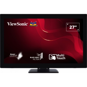 Monitor ViewSonic 27" TD2760, Touch: 10pts, Diagonal (inch): 27, Diagonal (cm): 69, Aspect ratio: 16:9, Panel: VA, Resolution: 1920x1080, Refresh Rate: 60Hz, Response time GtG: 6ms, Brightness (max): 250 cd/㎡, Contrast (static) : 3000:1, Viewing angle: