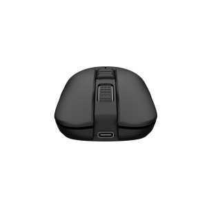 Mouse gaming wireless Gensesis Zircon 330, interfata USB, 3600 DPI, 7 butoane, iluminare RGB, negru