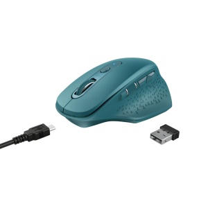Mouse Trust Ozaa, Rechargeable Wireless, blue
