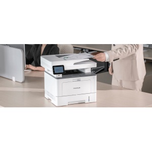 Multifunctional PANTUM BM5220ADW MONO, Dimensiune A4, Functi: Printare, Scanare, Copiere, Duplex automat, Viteza printare: 42ppm, 1200x1200 dpi, Limbaje printare: PCL5e, PCL6, PS, GDI, Procesor: 1.2 GHz, Memorie: 1GB RAM, Touchscreen 3.5", NFC, Viteza