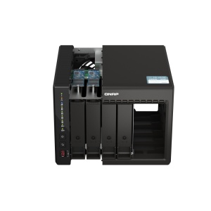NAS QNAP 453E 4-Bay, CPU Intel Celeron J6412 4-core/4-thread processor, burst max. 2.6 GHz, RAM 8 GB DDR4 onboard not expandable, HDD 2.5" & 3.5" SATA 6Gb/s, 3Gb/s (neincluse), LAN: 2 x 2.5GbE, USB3.2 Gen2: 2 USB2.0: 2, tower, adaptor alimentare, - Img 2
