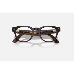 RAY-BAN META SCRIBER OPTICS GEN 2 Shiny Transparent Umber/ Demo Lens - Img 4