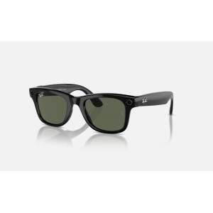 Ray-Ban Meta Wayfarer AI Glasses Shiny Black/G-15 Green - Img 2