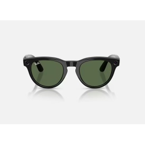 RayBan Meta HEADLINER Low Bridge Fit - Shinny Black - G-15 Green GEN2 - Img 2