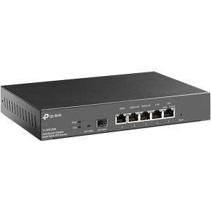Router TP-Link TL-ER7206, Standarde si protocoale: IEEE 802.3, 802.3u, 802.3ab, interfata: 1x Fixed Gigabit SFP WAN Port, 1x Fixed Gigabit RJ45 WAN Port, 2x Fixed Gigabit RJ45 LAN Ports, 2x Changeable Gigabit RJ45 WAN/LAN Ports, flash: SPI 4MB + NAND