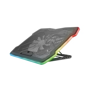 Stand racire Laptop Trust GXT 1126 Aura Multicolour-illuminated, negru