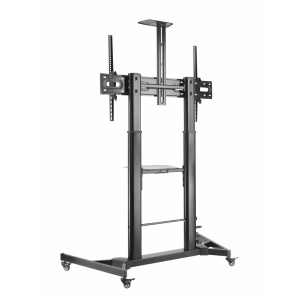 Stand TV mobil Serioux ajustabil TV03H-610TW, dimensiuni: 1350x683x2281mm, compatibilitate dimensiune ecran: 60"-100", compatibil VESA: 200x200, 400x200, 300x300, 400x400, 600x400, 800x400, 800x600, 1000x600, greutate maximă suportata TV: 100 kg, - Img 3